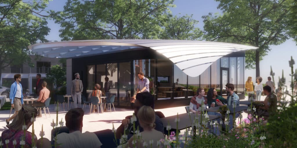 Gastronomischer Pavillon – Quartier Kaiserhof